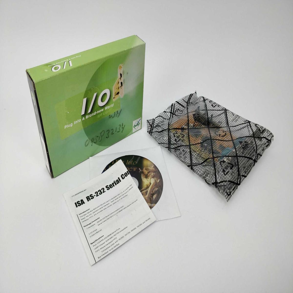 I/O E227809 ISA RS-232 Serial Communication Card